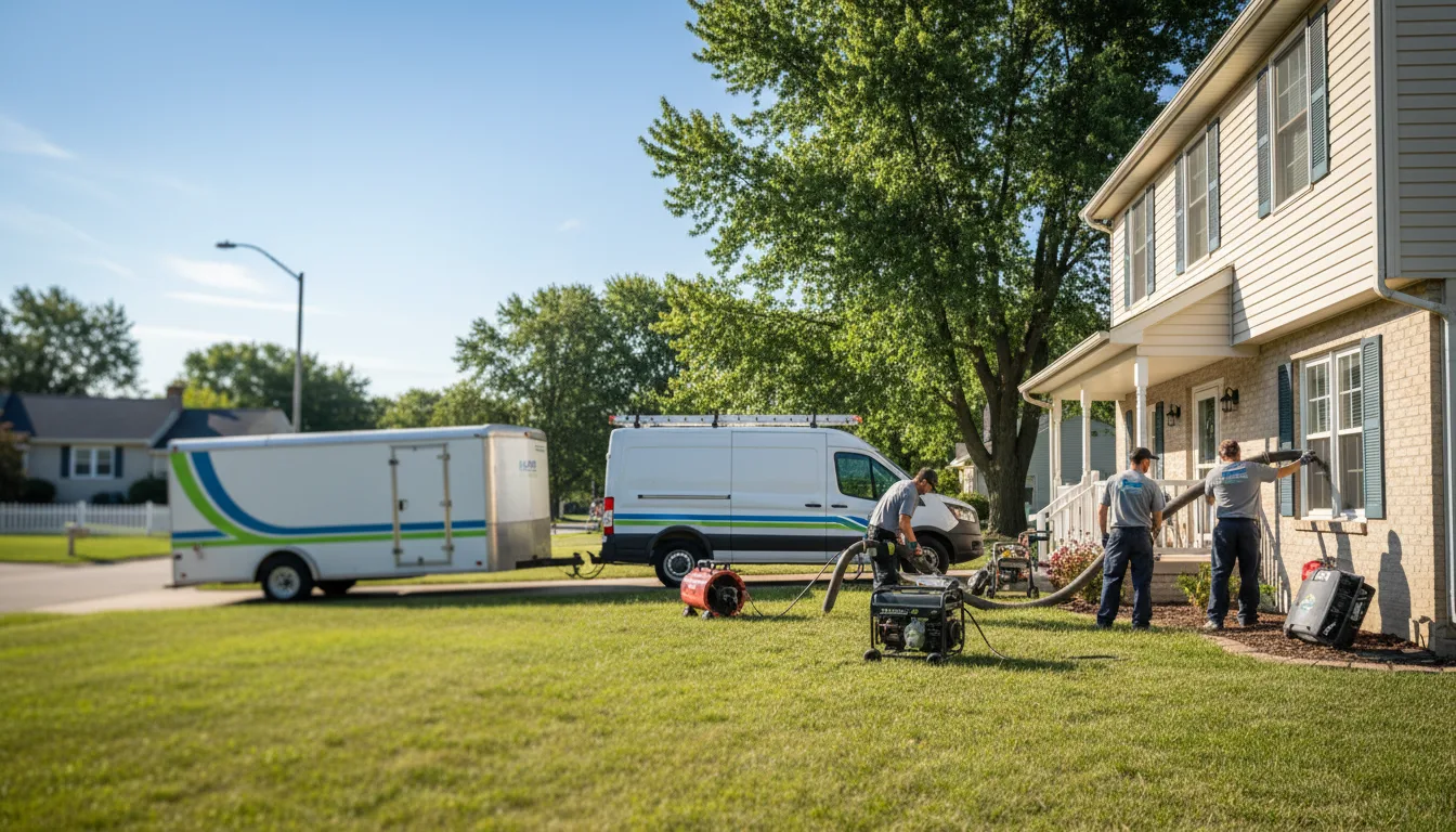Flooded Basement Restoration And Cleanup With Repair in Hazleton, IA near me